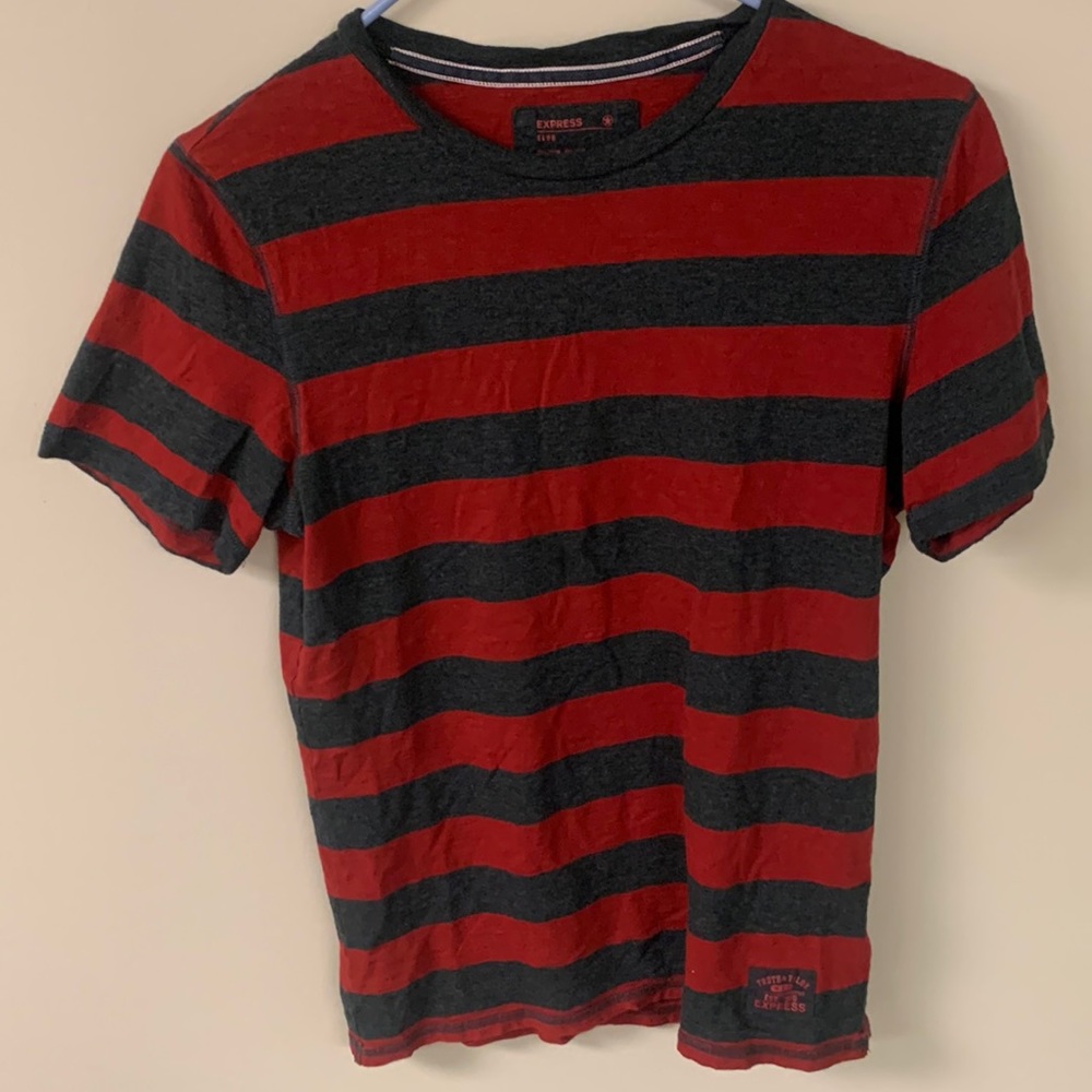 Express slub men cotton short sleeve tee XS